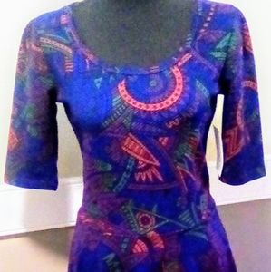 Abstract Print Dress